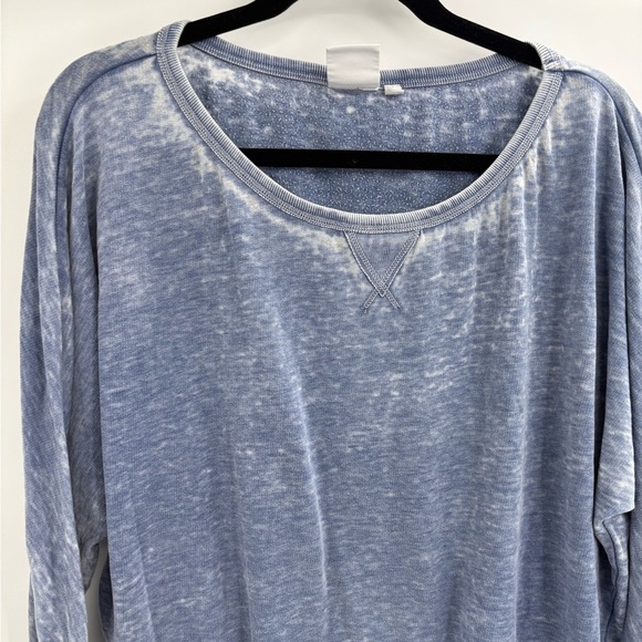 Michael stars worn in faded peeled 100% cotton lounge sweatshirt size small - Picture 3 of 16